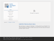 Tablet Screenshot of centropsicologicomca.es